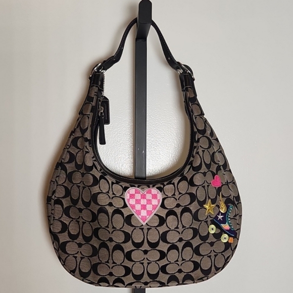 Coach Handbags - CUSTOM Signature Hobo Bag with Patches